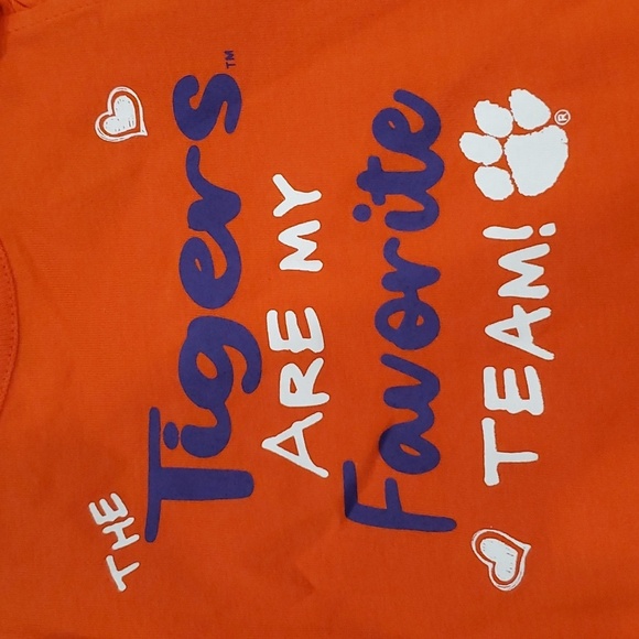 Clemson Tigers Colosseum Two-Pack Bodysuit Set Size 6-12 Months - Picture 6 of 6